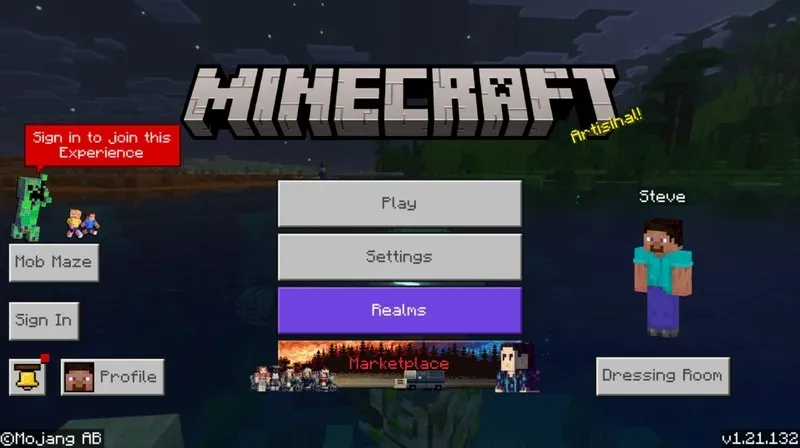 Minecraft 1.21.132