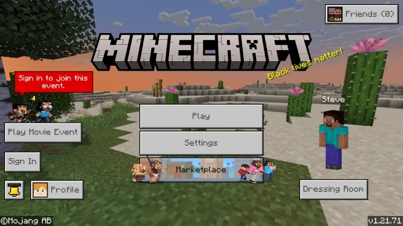 Minecraft 1.21.71