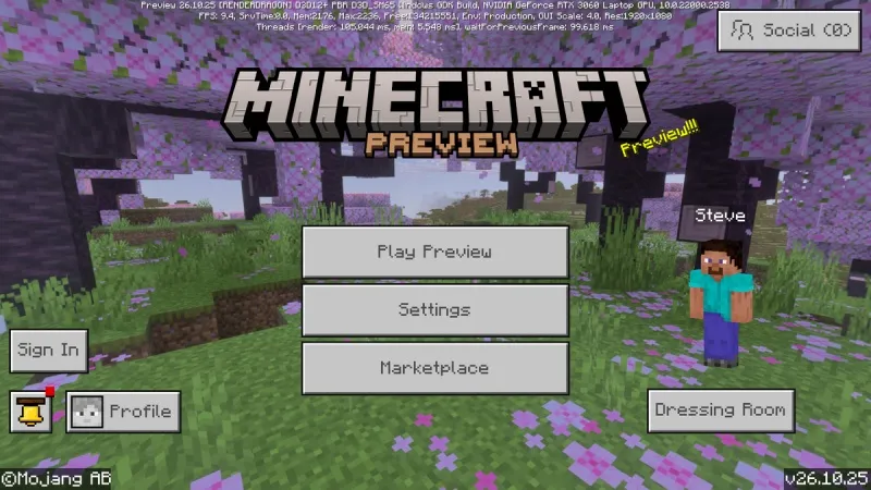 Minecraft 26.10.25