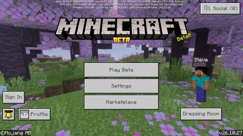 Minecraft 26.10.26/27