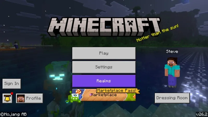 Minecraft 26.2