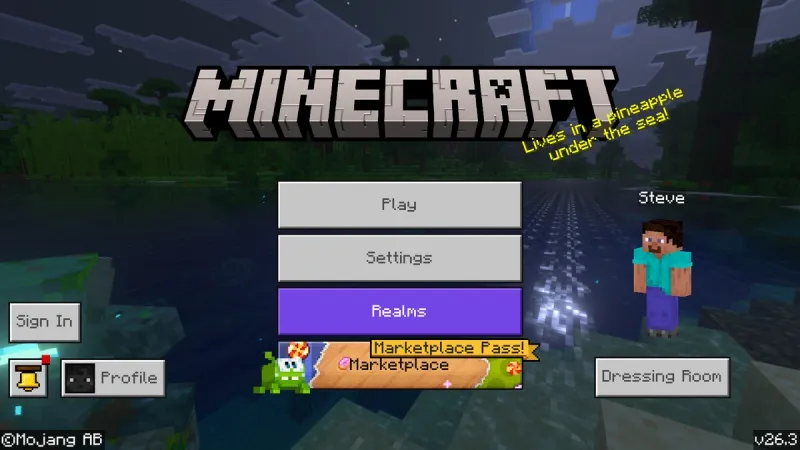 Minecraft 26.3