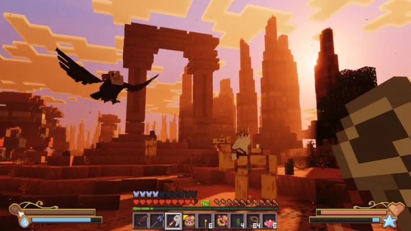 Tăng Chiều Sâu Cho Cơ Chế Khai Thác Và Thu Hoạch Trong Bedrock Reimagined Mod