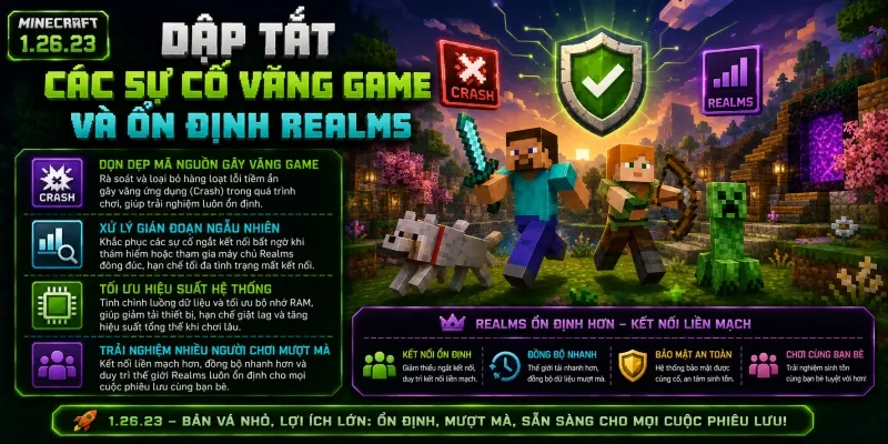 Minecraft 26.23