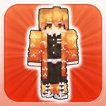 Tải Skin Demon Slayer Minecraft – Skin Anime Đẹp Cho Minecraft