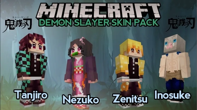 Vì Sao Skin Demon Slayer Minecraft Được Nhiều Người Yêu Thích?