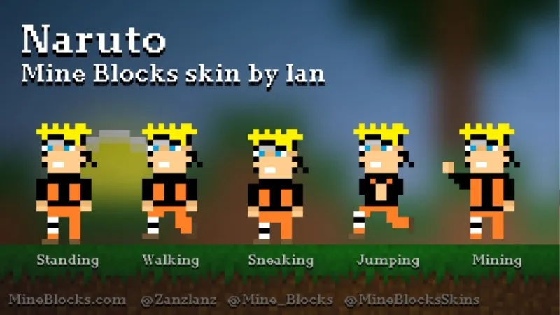Vì Sao Skin Naruto Được Nhiều Người Chơi Minecraft Yêu Thích?