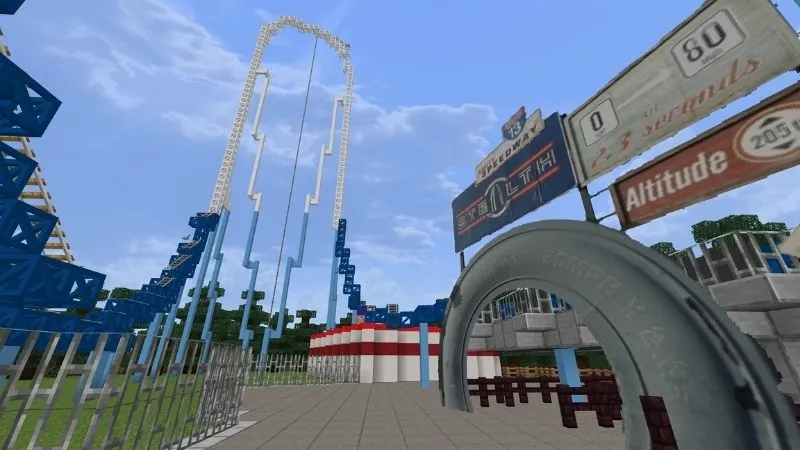 Tỉ lệ tái hiện 1:1 với độ chi tiết ấn tượng trong Thorpe Park 